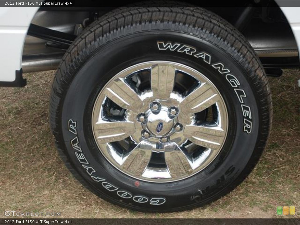 2012 Ford F150 XLT SuperCrew 4x4 Wheel and Tire Photo #58264070