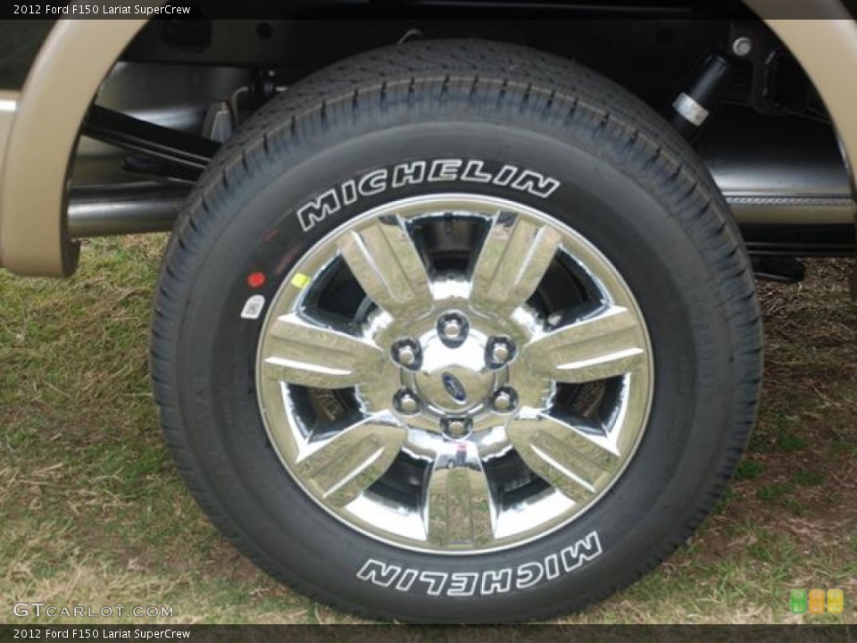 2012 Ford F150 Lariat SuperCrew Wheel and Tire Photo #58265260