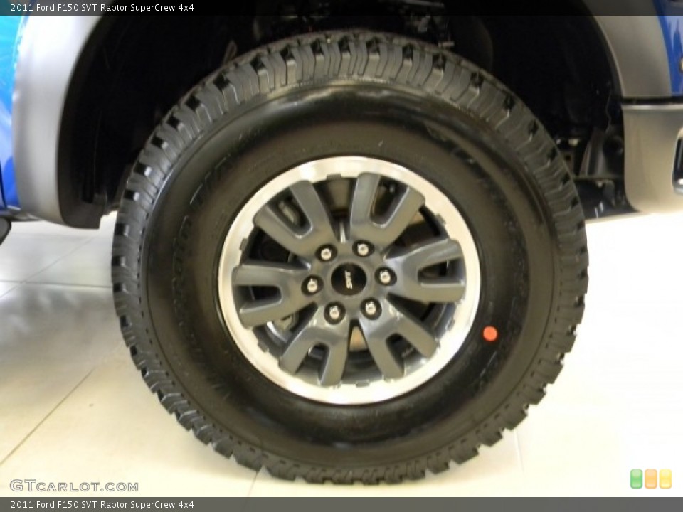 2011 Ford F150 SVT Raptor SuperCrew 4x4 Wheel and Tire Photo #58274141