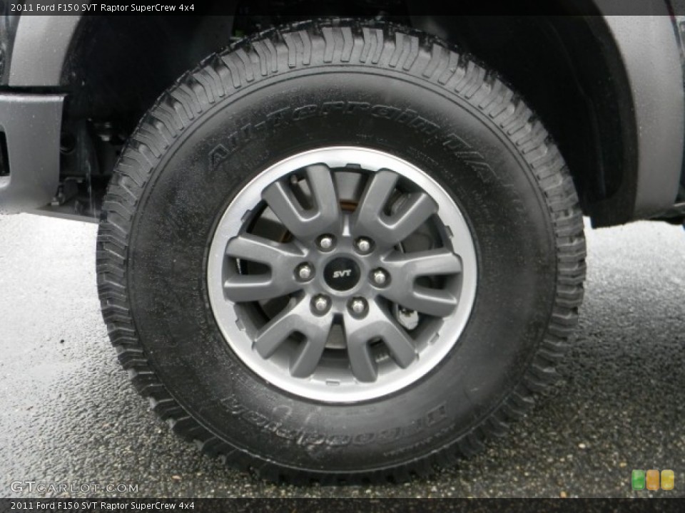 2011 Ford F150 SVT Raptor SuperCrew 4x4 Wheel and Tire Photo #58274215