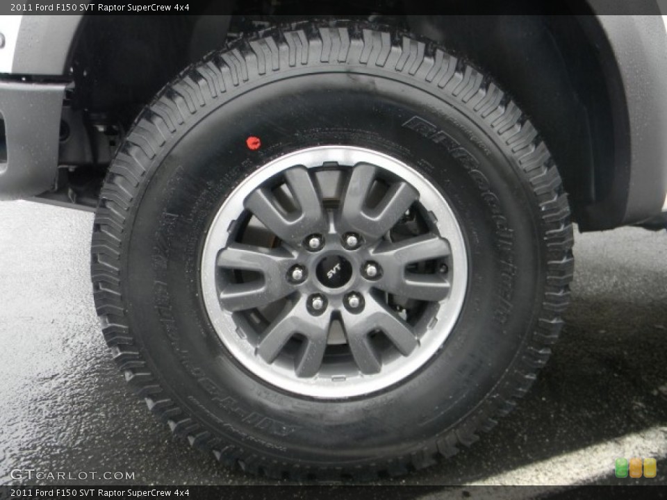 2011 Ford F150 SVT Raptor SuperCrew 4x4 Wheel and Tire Photo #58274288