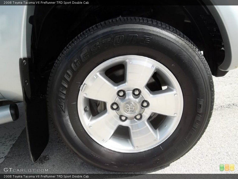 2008 Toyota Tacoma V6 PreRunner TRD Sport Double Cab Wheel and Tire Photo #58275789