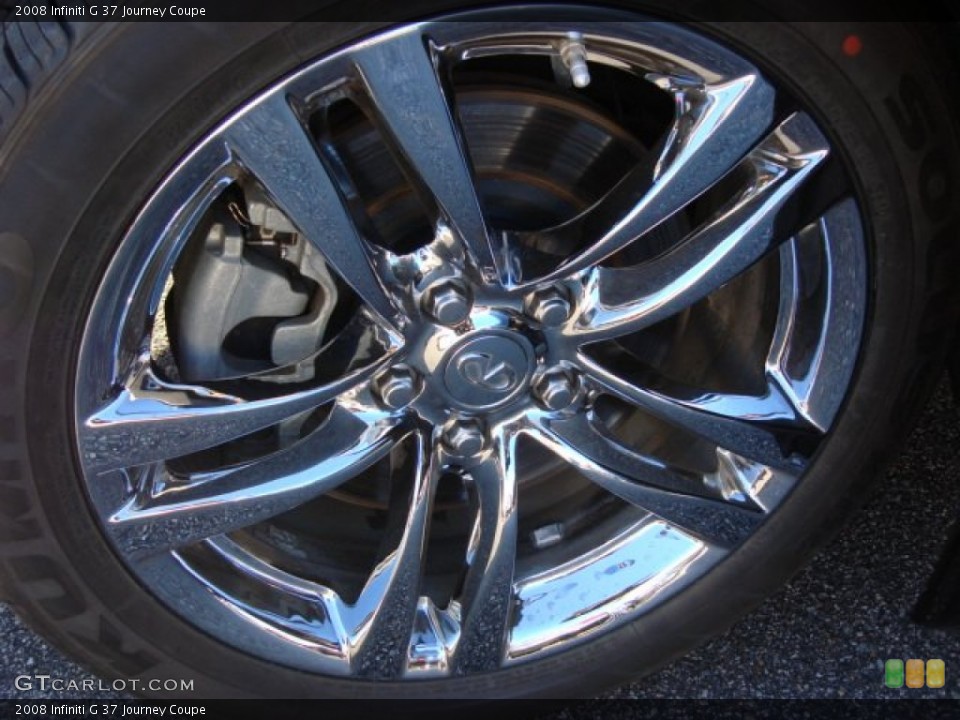 2008 Infiniti G 37 Journey Coupe Wheel and Tire Photo #58277837