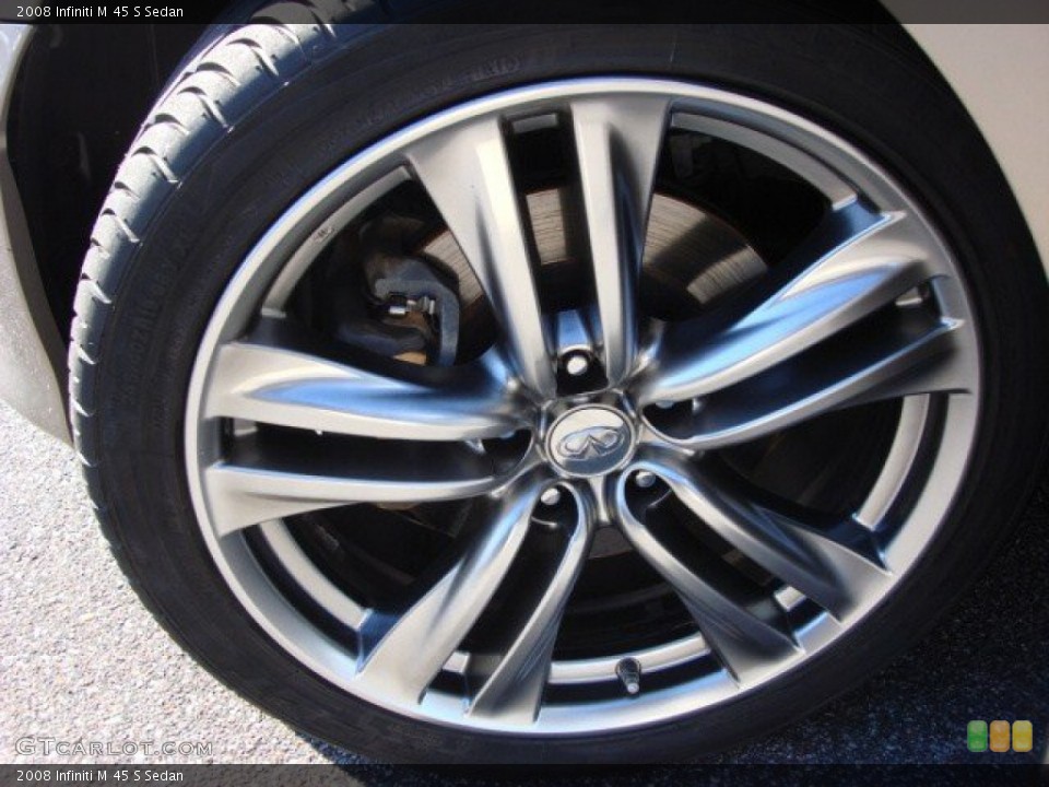 2008 Infiniti M 45 S Sedan Wheel and Tire Photo #58278152