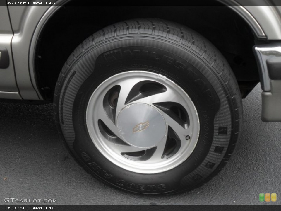 1999 Chevrolet Blazer LT 4x4 Wheel and Tire Photo #58280240