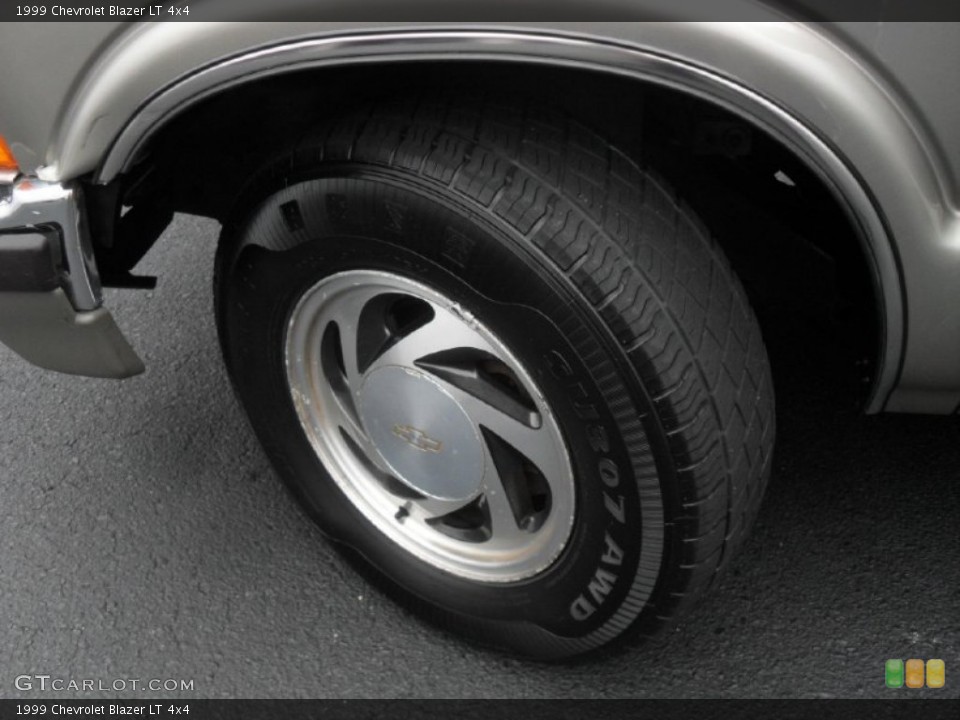 1999 Chevrolet Blazer LT 4x4 Wheel and Tire Photo #58280294