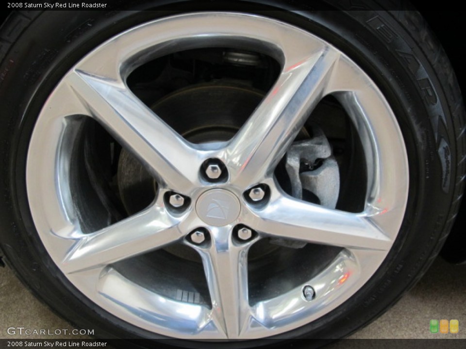 2008 Saturn Sky Red Line Roadster Wheel and Tire Photo #58280777