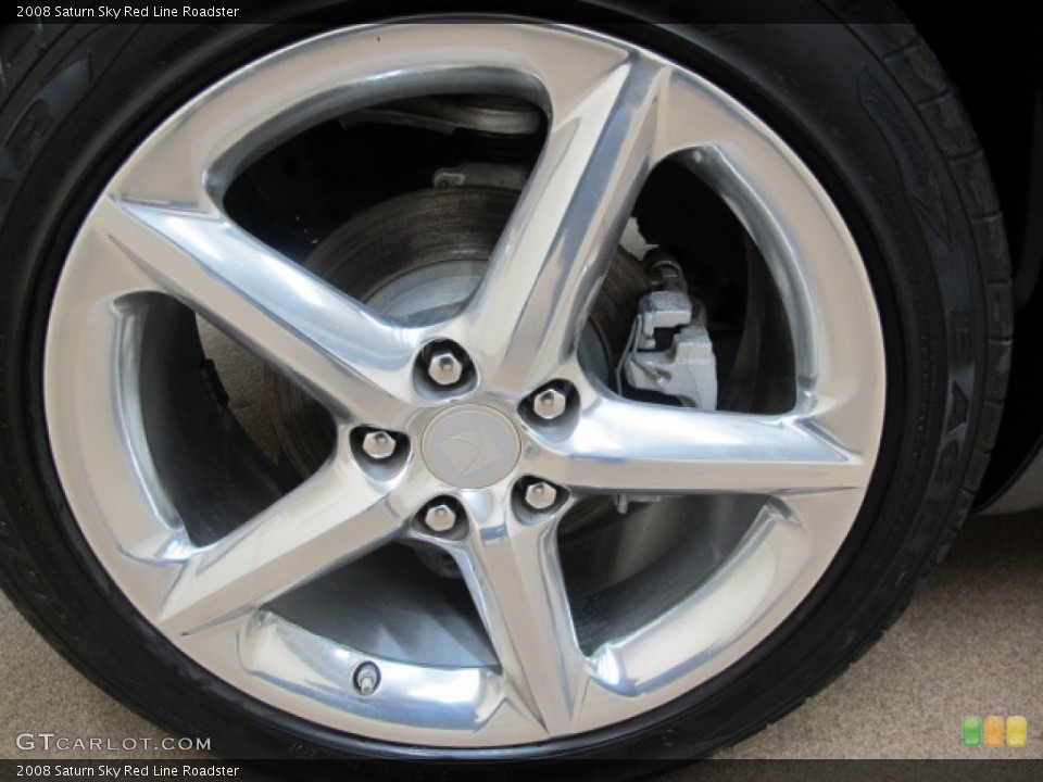 2008 Saturn Sky Red Line Roadster Wheel and Tire Photo #58280792