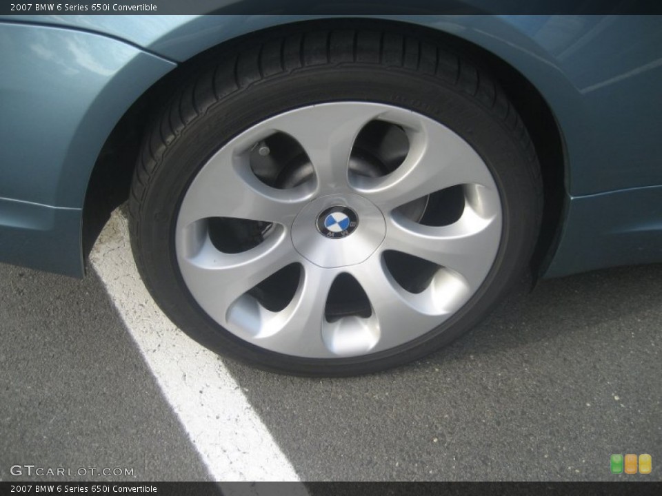 2007 BMW 6 Series 650i Convertible Wheel and Tire Photo #58284944