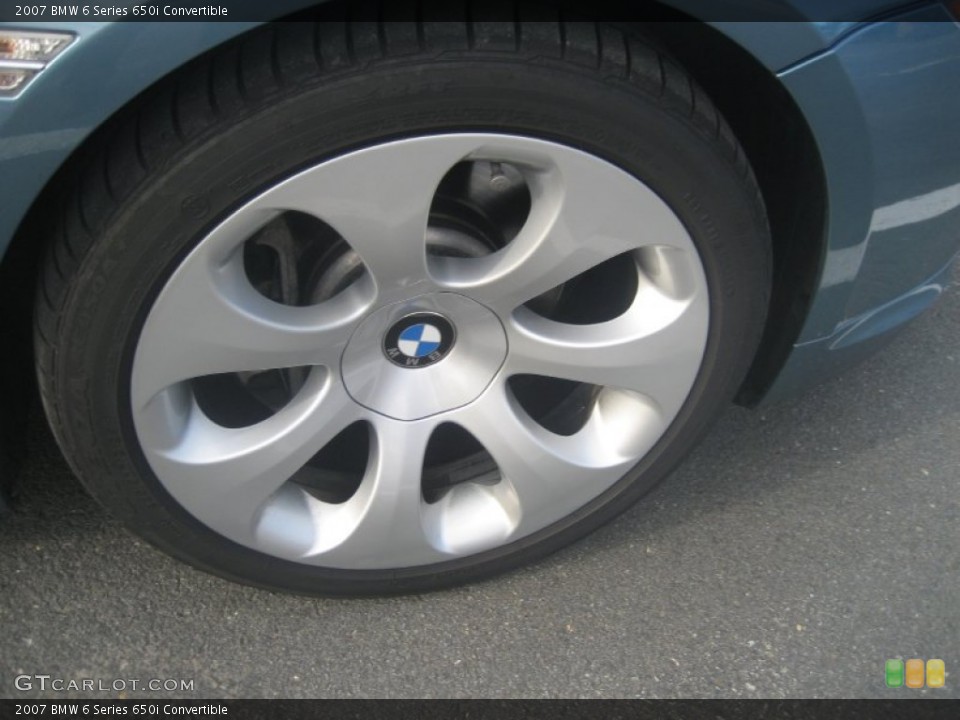 2007 BMW 6 Series 650i Convertible Wheel and Tire Photo #58284953