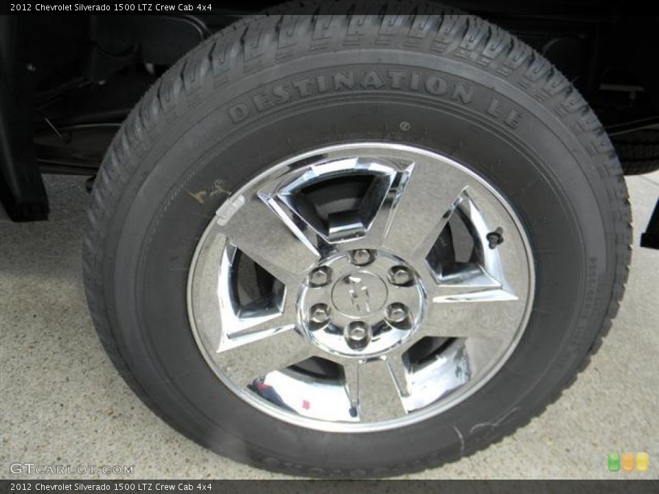 2012 Chevrolet Silverado 1500 LTZ Crew Cab 4x4 Wheel and Tire Photo #58303055