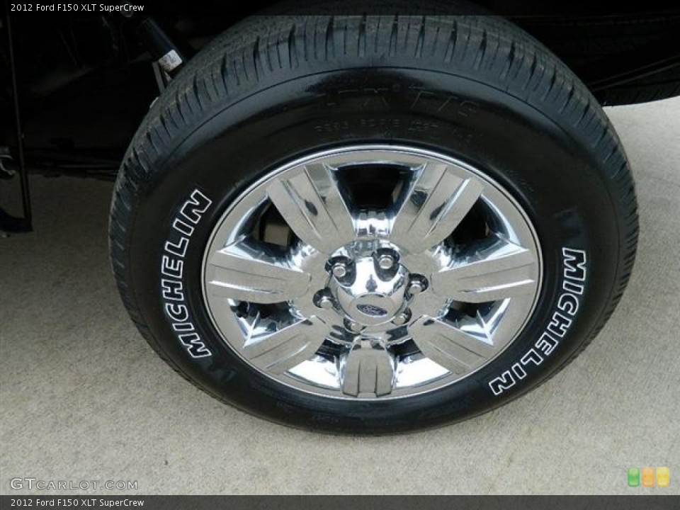 2012 Ford F150 XLT SuperCrew Wheel and Tire Photo #58311555