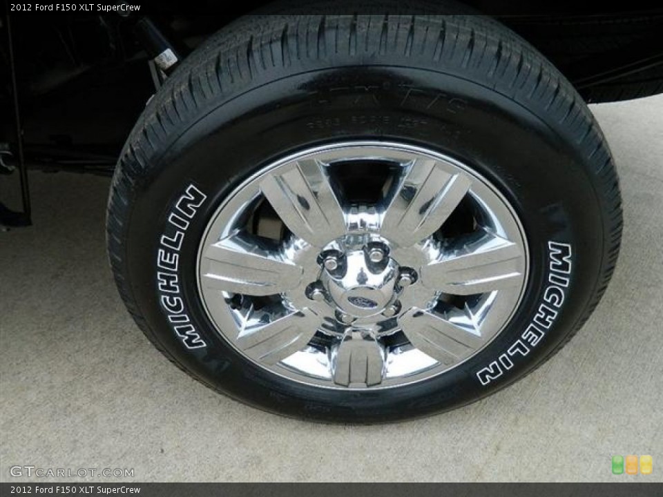 2012 Ford F150 XLT SuperCrew Wheel and Tire Photo #58311555