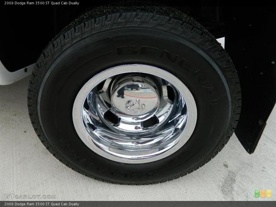 2009 Dodge Ram 3500 ST Quad Cab Dually Wheel and Tire Photo #58311753