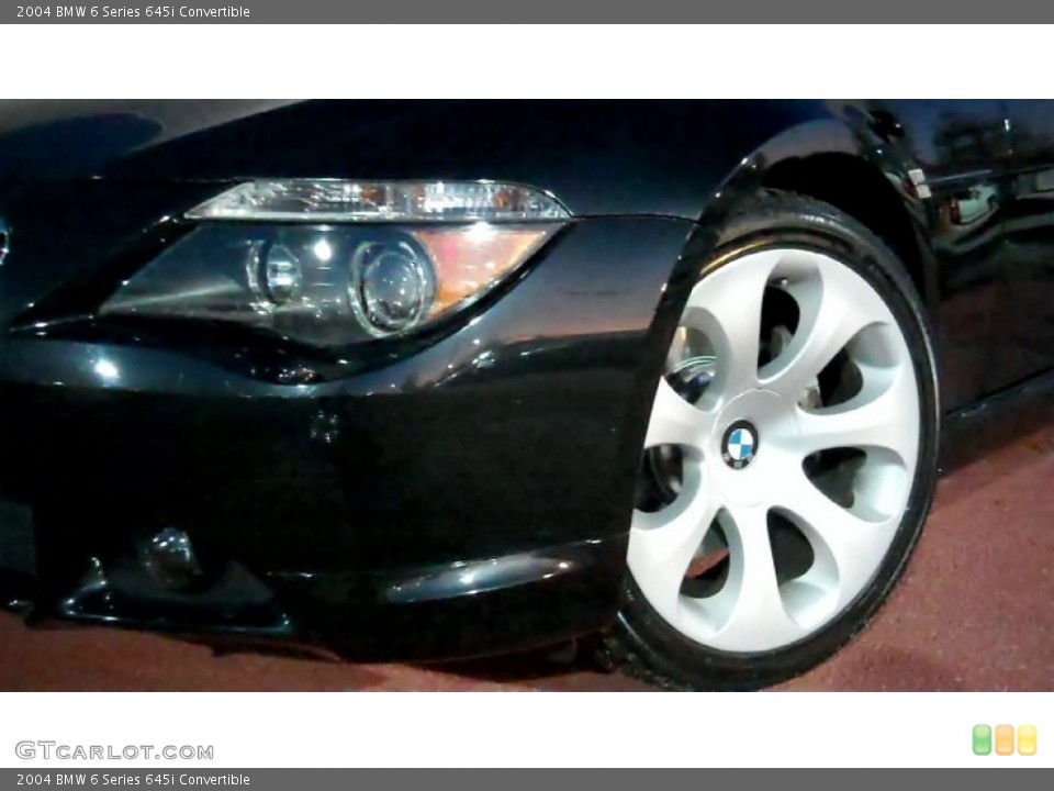 2004 BMW 6 Series 645i Convertible Wheel and Tire Photo #58313931