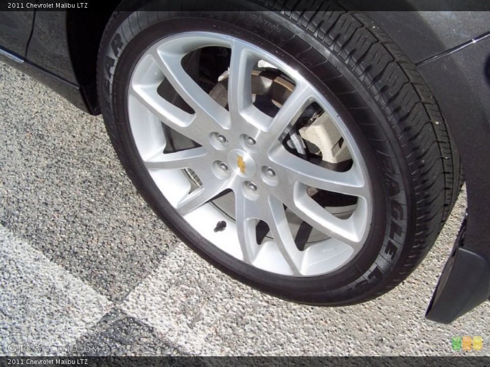 2011 Chevrolet Malibu LTZ Wheel and Tire Photo #58315260