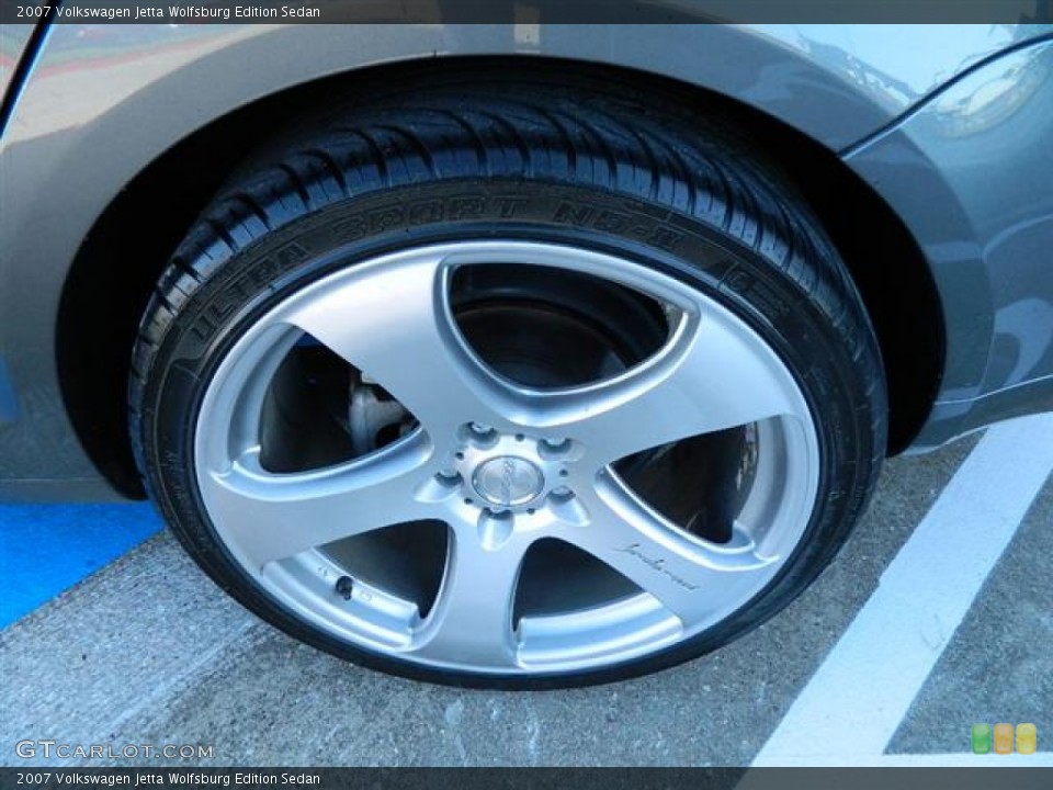 2007 Volkswagen Jetta Wolfsburg Edition Sedan Wheel and Tire Photo #58316901