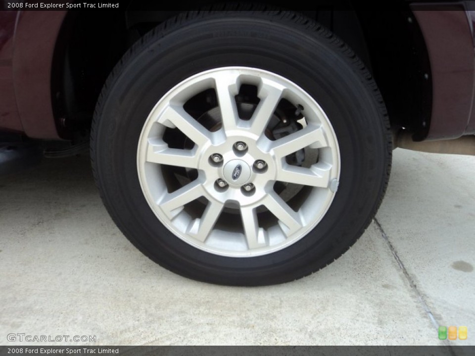 2008 Ford Explorer Sport Trac Limited Wheel and Tire Photo #58318062