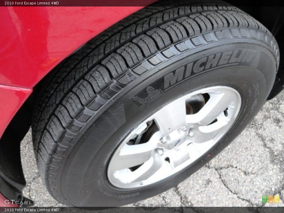 2010 Ford Escape Limited 4WD Wheel and Tire Photo #58321659