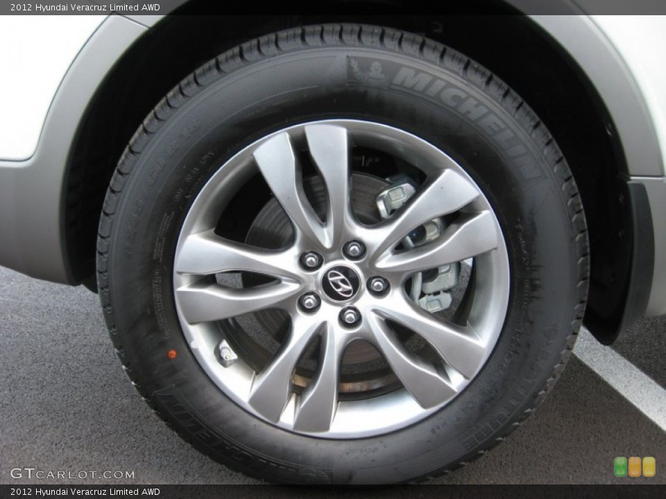 2012 Hyundai Veracruz Limited AWD Wheel and Tire Photo #58323420