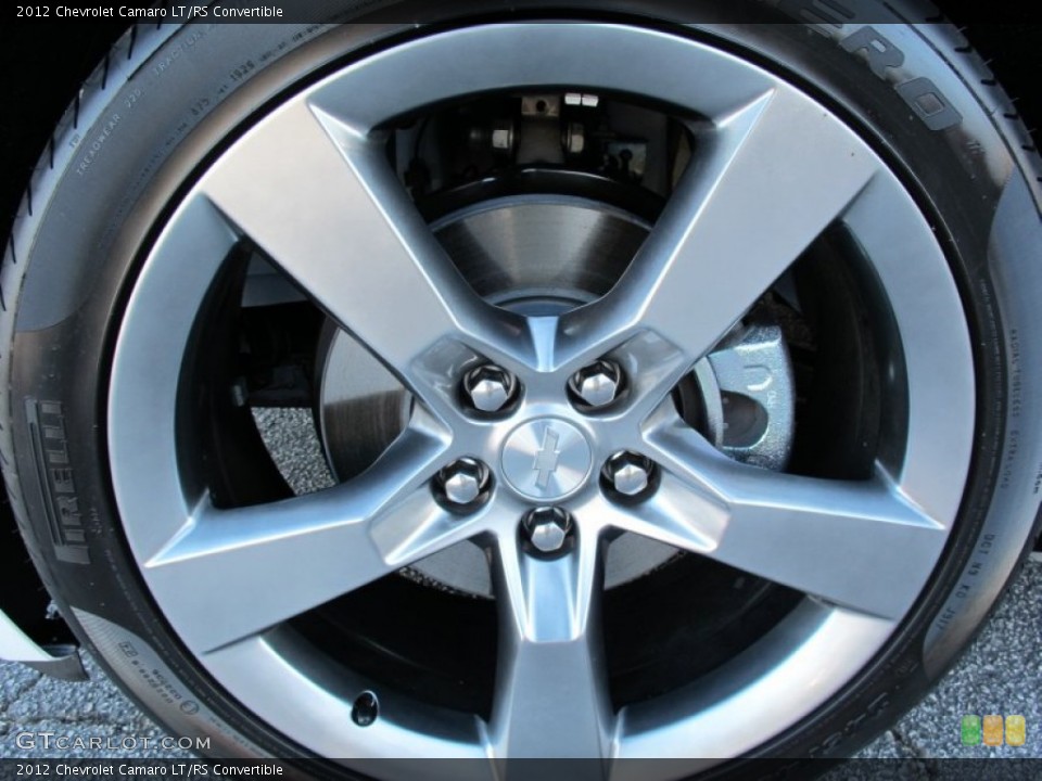 2012 Chevrolet Camaro LT/RS Convertible Wheel and Tire Photo #58327780
