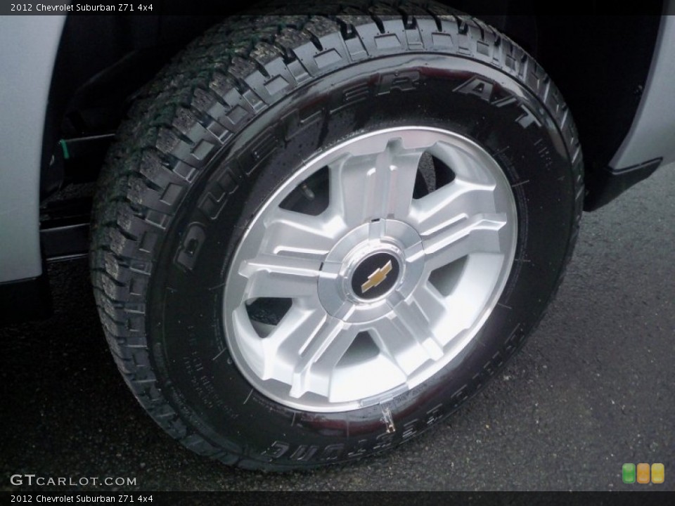 2012 Chevrolet Suburban Z71 4x4 Wheel and Tire Photo #58331407