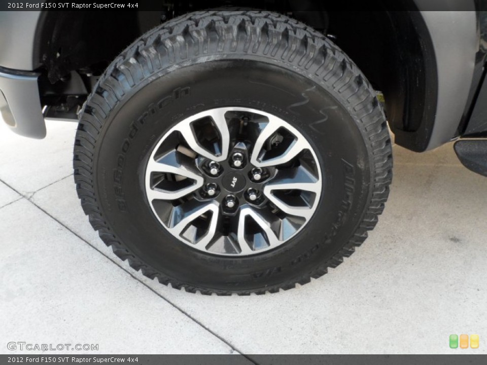 2012 Ford F150 SVT Raptor SuperCrew 4x4 Wheel and Tire Photo #58335803