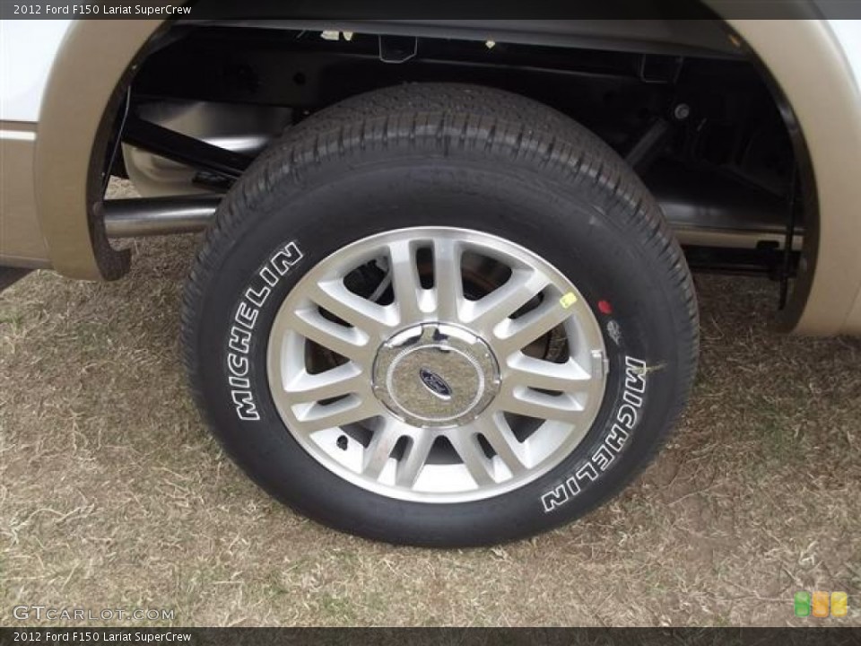 2012 Ford F150 Lariat SuperCrew Wheel and Tire Photo #58337211