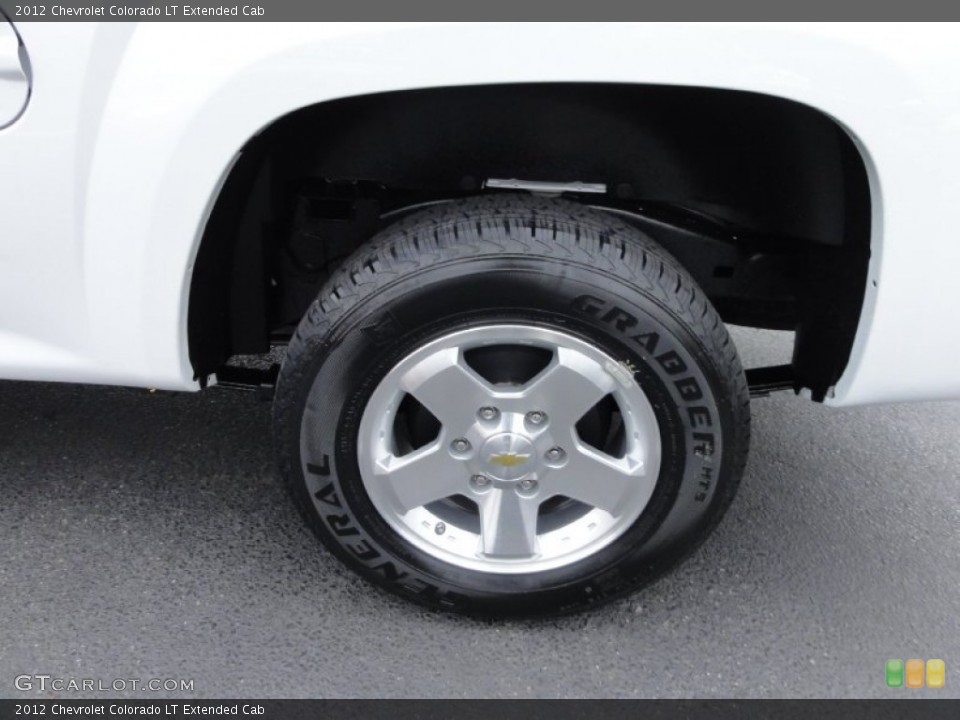 2012 Chevrolet Colorado LT Extended Cab Wheel and Tire Photo #58338189