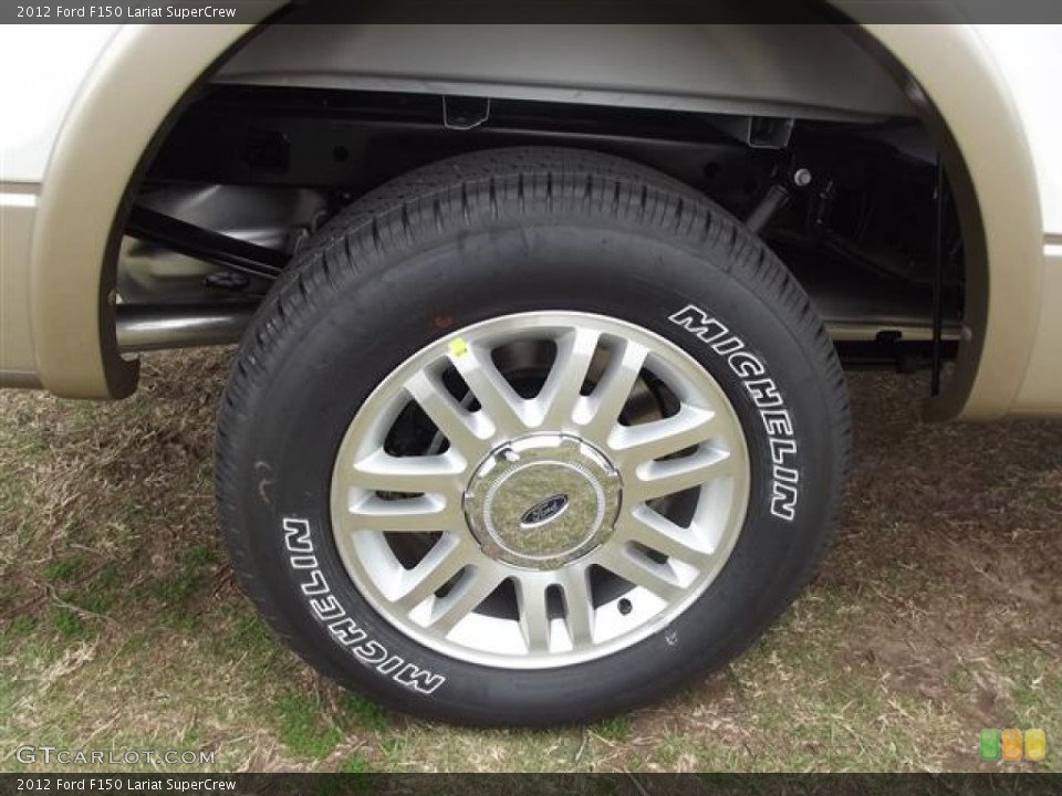 2012 Ford F150 Lariat SuperCrew Wheel and Tire Photo #58338451