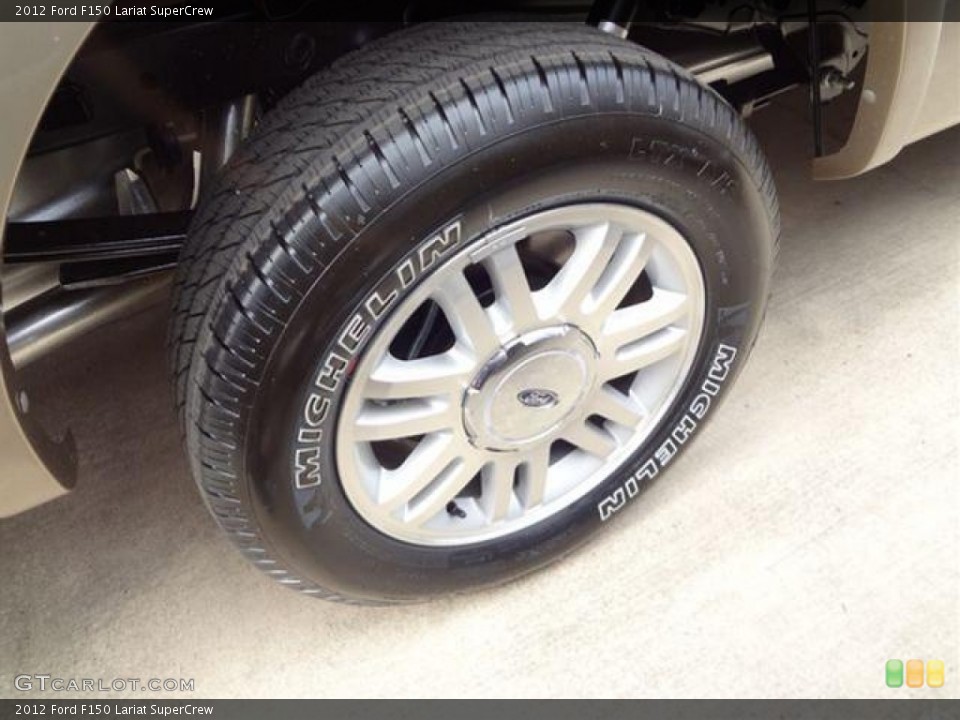 2012 Ford F150 Lariat SuperCrew Wheel and Tire Photo #58338691