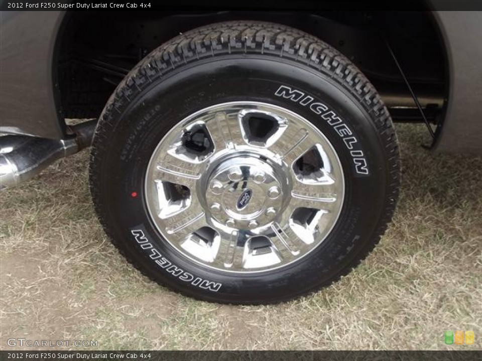 2012 Ford F250 Super Duty Lariat Crew Cab 4x4 Wheel and Tire Photo #58342174