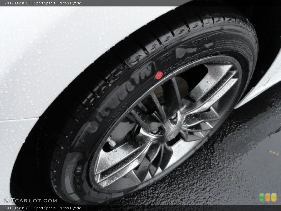 2012 Lexus CT F Sport Special Edition Hybrid Wheel and Tire Photo #58352563