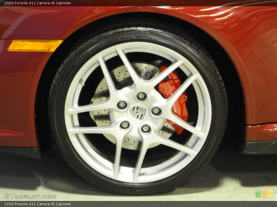 2009 Porsche 911 Carrera 4S Cabriolet Wheel and Tire Photo #58355030