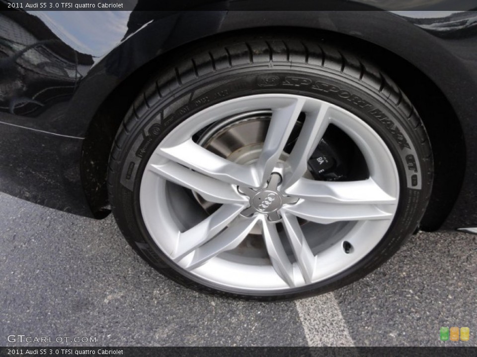 2011 Audi S5 3.0 TFSI quattro Cabriolet Wheel and Tire Photo #58358409