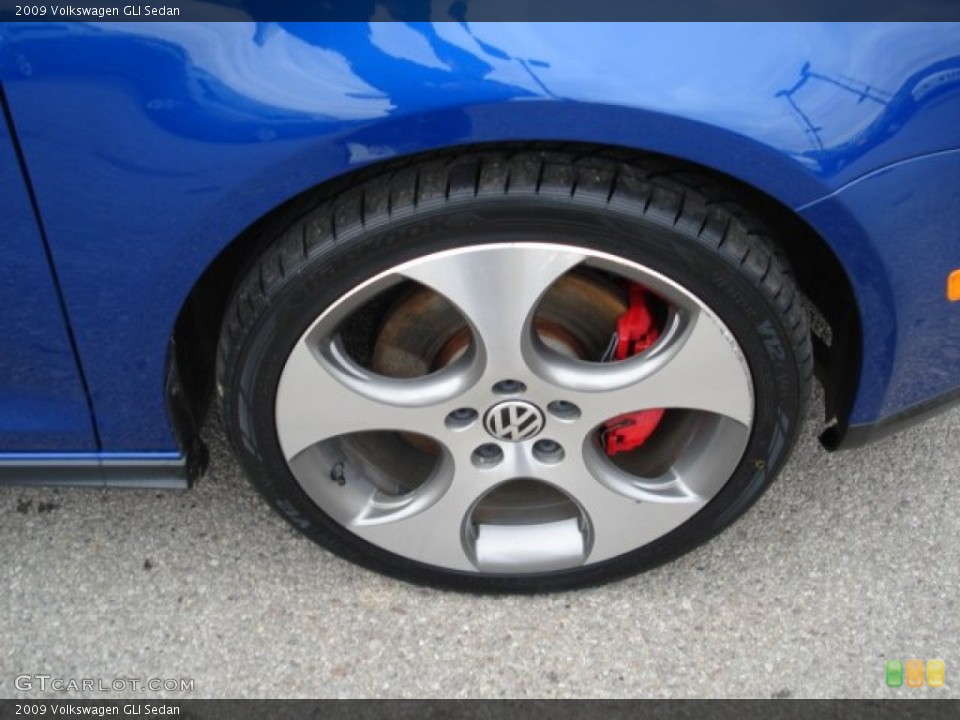 2009 Volkswagen GLI Sedan Wheel and Tire Photo #58363015