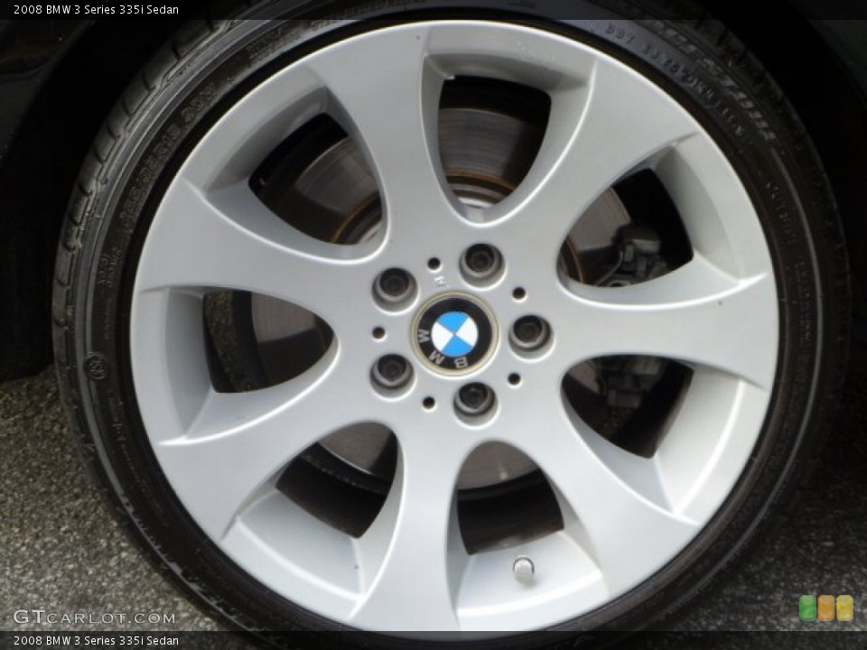 2008 BMW 3 Series 335i Sedan Wheel and Tire Photo #58364149