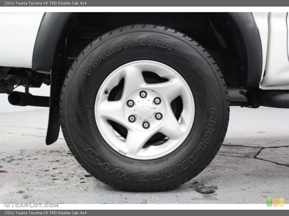 2001 Toyota Tacoma V6 TRD Double Cab 4x4 Wheel and Tire Photo #58370502