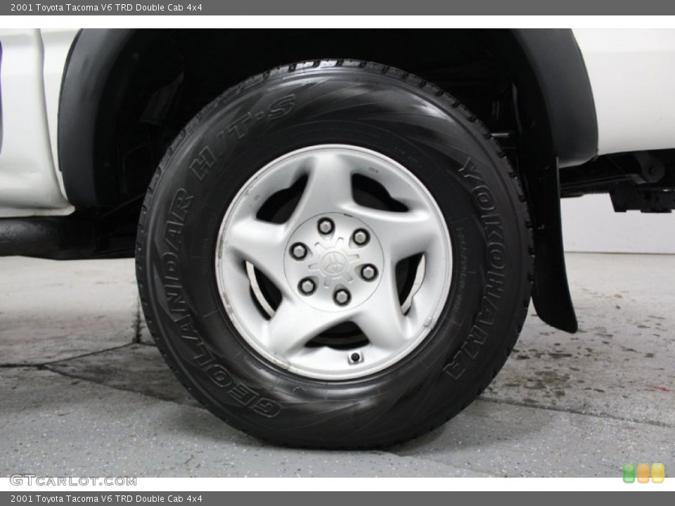 2001 Toyota Tacoma V6 TRD Double Cab 4x4 Wheel and Tire Photo #58370511