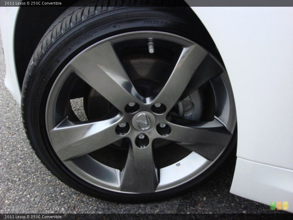 2011 Lexus IS 250C Convertible Wheel and Tire Photo #58373565