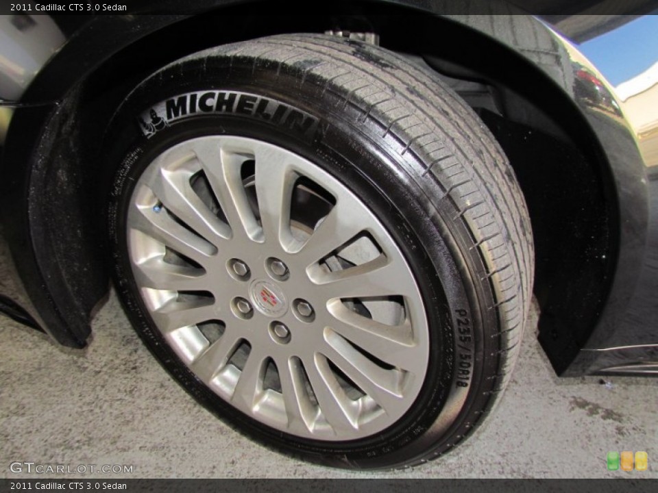 2011 Cadillac CTS 3.0 Sedan Wheel and Tire Photo #58373931