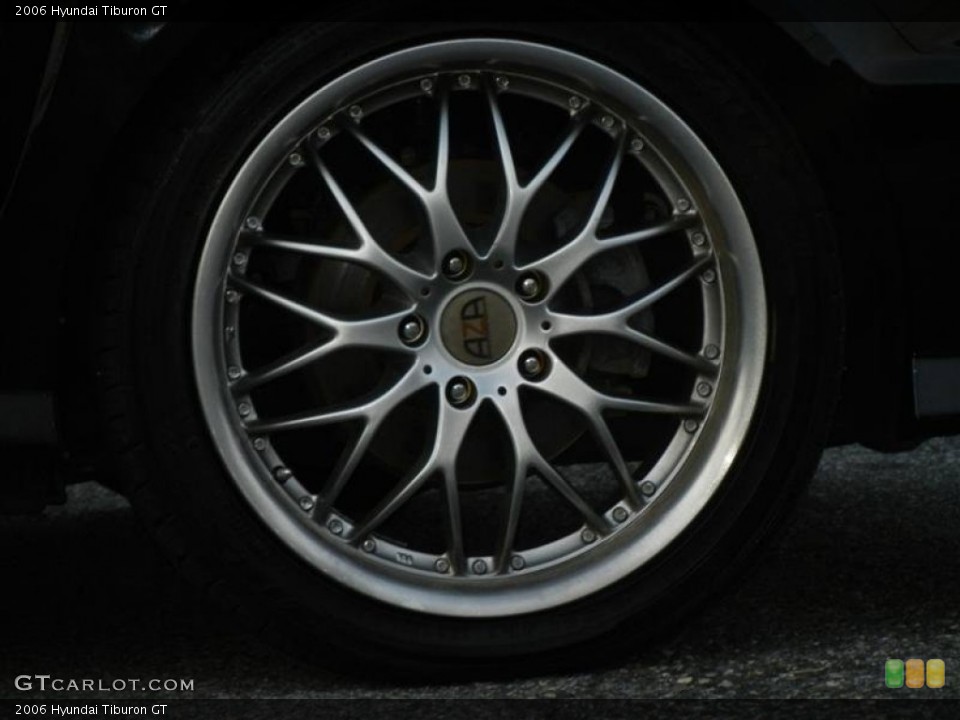 2006 Hyundai Tiburon Custom Wheel and Tire Photo #58379802
