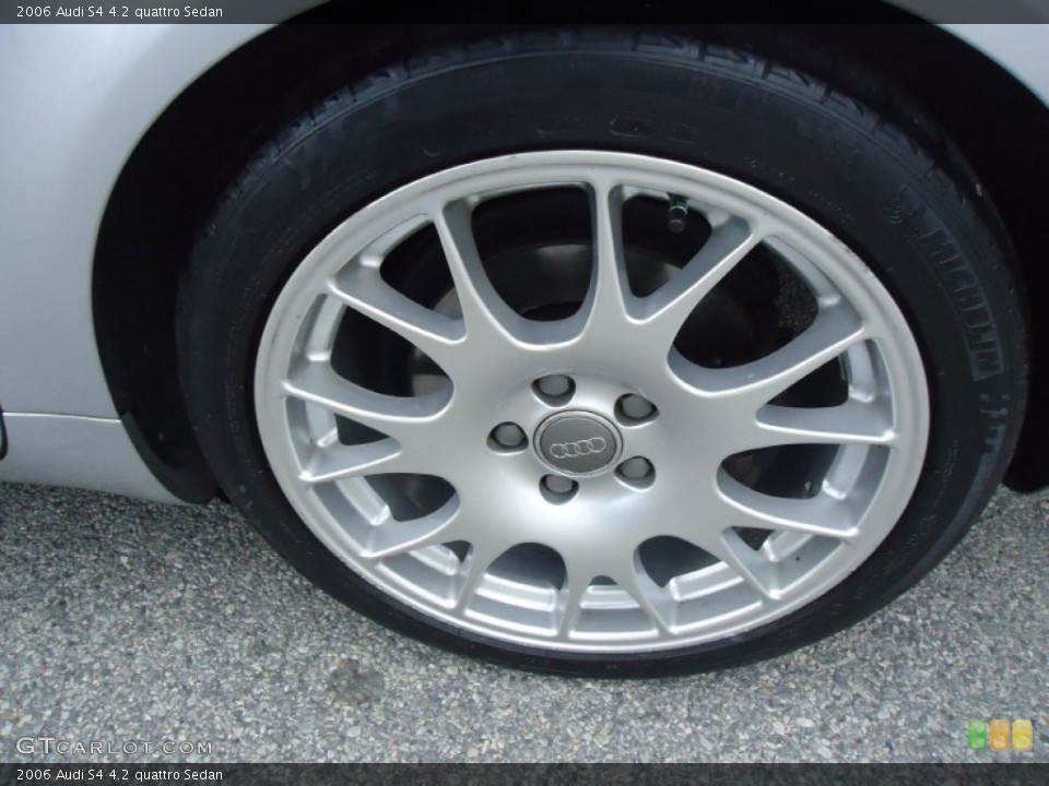 2006 Audi S4 4.2 quattro Sedan Wheel and Tire Photo #58382955