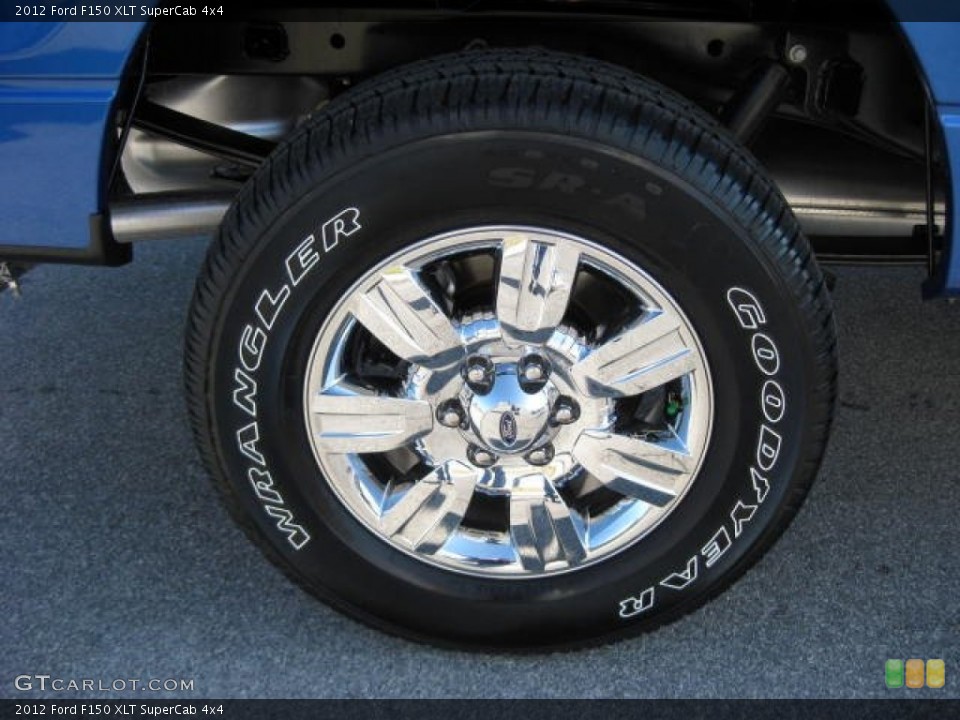 2012 Ford F150 XLT SuperCab 4x4 Wheel and Tire Photo #58391440