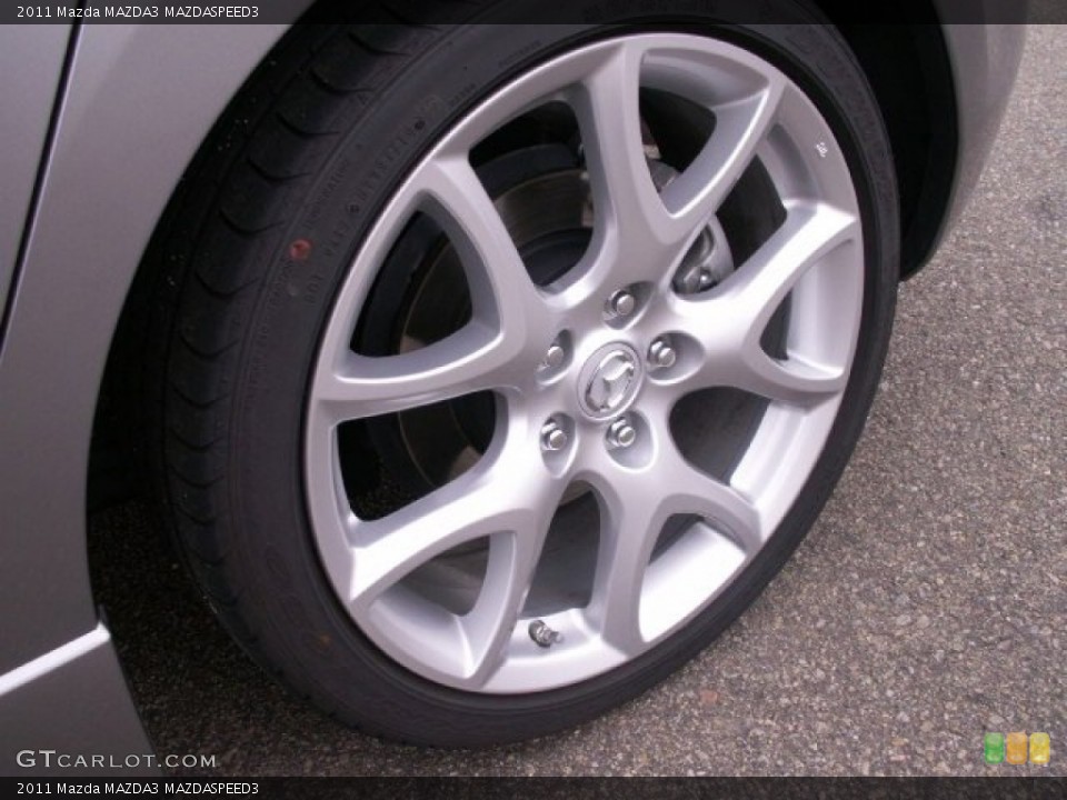 2011 Mazda MAZDA3 MAZDASPEED3 Wheel and Tire Photo #58405751