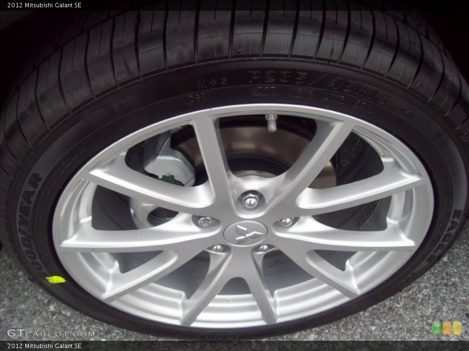 2012 Mitsubishi Galant SE Wheel and Tire Photo #58409369