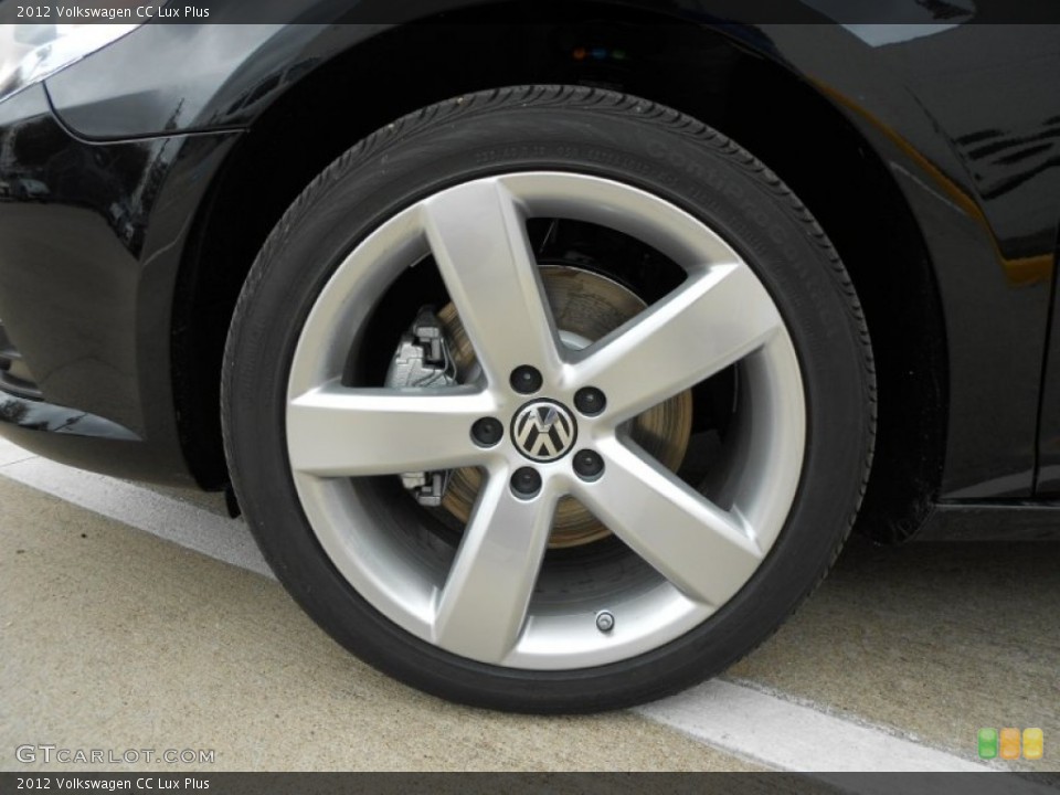 2012 Volkswagen CC Lux Plus Wheel and Tire Photo #58413057
