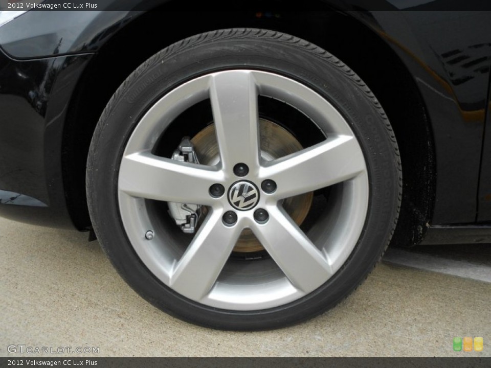 2012 Volkswagen CC Lux Plus Wheel and Tire Photo #58413284