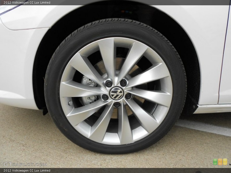 2012 Volkswagen CC Lux Limited Wheel and Tire Photo #58413738