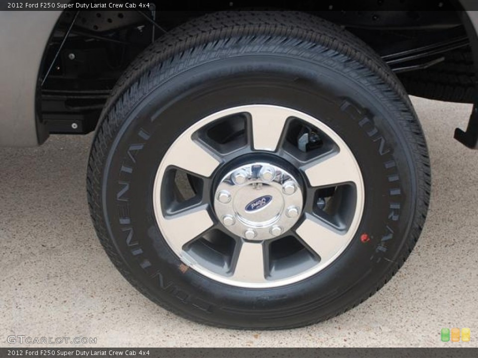 2012 Ford F250 Super Duty Lariat Crew Cab 4x4 Wheel and Tire Photo #58414239